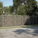 Coș gabion cu capac, 1000x50x100 cm, fier galvanizat GartenMobel Dekor
