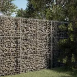 Coș gabion cu capac, 100x50x150 cm, fier galvanizat GartenMobel Dekor