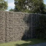 Coș gabion cu capac, 200x50x200 cm, fier galvanizat GartenMobel Dekor