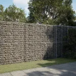 Coș gabion cu capac, 350x100x200 cm, fier galvanizat GartenMobel Dekor