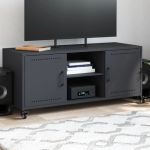 Dulap TV, antracit, 100,5x39x43,5 cm, oțel laminat la rece GartenMobel Dekor