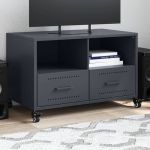 Dulap TV, antracit, 68x39x43,5 cm, oțel laminat la rece GartenMobel Dekor