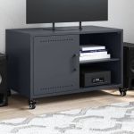 Dulap TV, antracit, 68x39x43,5 cm, oțel laminat la rece GartenMobel Dekor