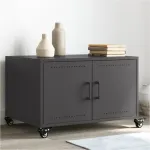 Măsuță de cafea, negru, 68x50x43,5 cm, oțel laminat la rece GartenMobel Dekor