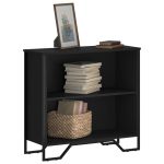 Bibliotecă, negru, 80x31x74,5 cm, lemn prelucrat GartenMobel Dekor