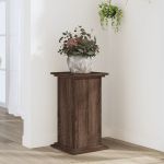 Suport de plante, stejar maro, 33x33x60 cm, lemn prelucrat GartenMobel Dekor