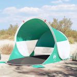 Cort de plajă pop-up, verde marin, impermeabil GartenMobel Dekor