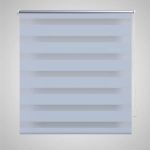 Jaluzea tip zebra, 80 x 150 cm, alb GartenMobel Dekor