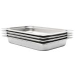 Recipiente Gastronorm 4 buc. GN 1/1 65 mm oțel inoxidabil  GartenMobel Dekor