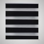 Jaluzea tip zebră, 70 x 120 cm, negru GartenMobel Dekor