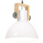 Lampă suspendată industrială, 25 W, alb, 30 cm, E27, rotund GartenMobel Dekor