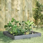 Strat înălțat de grădină, 100x100x26 cm, oțel galvanizat GartenMobel Dekor