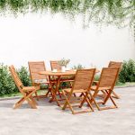 Scaune grădină pliabile 6 buc. 51x66x95 cm lemn masiv acacia GartenMobel Dekor
