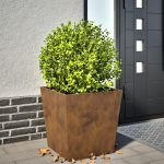Jardinieră de grădină, 50x50x50 cm, oțel corten GartenMobel Dekor