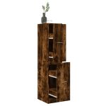 Dulap de farmacie stejar fumuriu, 30x41x144,5cm, lemn prelucrat GartenMobel Dekor