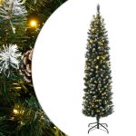 Brad de Crăciun artificial subțire cu 150 LED-uri, 120 cm GartenMobel Dekor