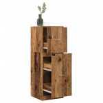 Dulap de farmacie, lemn vechi, 40x41x118 cm, lemn prelucrat GartenMobel Dekor