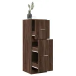 Dulap de farmacie, stejar maro, 40x41x118 cm, lemn prelucrat GartenMobel Dekor