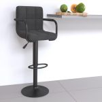 Scaun de bar, gri închis, material textil GartenMobel Dekor