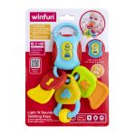 WINFUN BRELOC CHEI CU SUNETE SI LUMINI SuperHeroes ToysZone