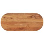 Blat de masă oval, 100x40x3,8 cm, lemn masiv de acacia GartenMobel Dekor