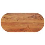 Blat de masă oval, 110x50x2,5 cm, lemn masiv de acacia GartenMobel Dekor