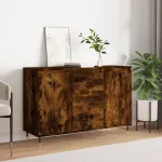 Servantă, stejar fumuriu, 104x35x70 cm, lemn prelucrat GartenMobel Dekor