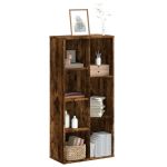 Bibliotecă, stejar fumuriu, 50x25x105 cm, lemn prelucrat GartenMobel Dekor