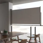 Copertină laterală retractabilă de terasă, gri, 120 x 300 cm GartenMobel Dekor