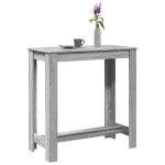 Masă de bar, Sonoma gri, 102x50x103,5 cm, lemn prelucrat GartenMobel Dekor