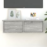 Dulap de perete, sonoma gri, 60x26x18,5 cm, lemn prelucrat GartenMobel Dekor