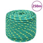 Frânghie de barcă, verde, 12 mm, 250 m, polipropilenă GartenMobel Dekor