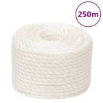 Frânghie de lucru, Alb, 16 mm, 250 m, polipropilenă GartenMobel Dekor