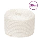 Frânghie de lucru, Alb, 16 mm, 50 m, polipropilenă GartenMobel Dekor