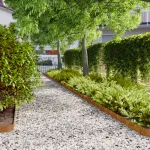 Borduri de gazon 50 buc. 10x103 cm oțel Corten flexibil GartenMobel Dekor