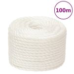 Frânghie de lucru, alb, 16 mm, 100 m, polipropilenă GartenMobel Dekor