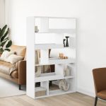 Bibliotecă, alb, 100x33x156,5 cm, lemn prelucrat GartenMobel Dekor