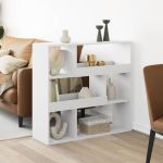 Bibliotecă, alb, 100x33x94,5 cm, lemn prelucrat GartenMobel Dekor