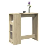 Masă bar cu rafturi stejar sonoma 101x40x103,5cm lemn prelucrat GartenMobel Dekor