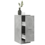 Dulap de farmacie, gri beton, 30x41x77,5 cm, lemn prelucrat GartenMobel Dekor