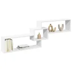 Dulap de perete, alb, 158x18x53 cm, lemn prelucrat GartenMobel Dekor