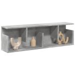 Dulap de perete, gri beton, 100x20x30 cm, lemn prelucrat GartenMobel Dekor