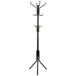 Cuier, Songmics, 12 carlige, metal, negru, 44x44x182 cm GartenVIP DiyLine