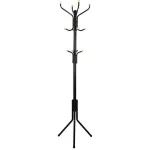 Cuier, Songmics, 12 carlige, metal, negru, 44x44x182 cm GartenVIP DiyLine