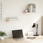 Rafturi plutitoare, 2 buc., 40x23,5x4 cm, lemn prelucrat GartenMobel Dekor