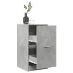 Dulap de farmacie, gri beton, 40x41x77,5 cm, lemn prelucrat GartenMobel Dekor