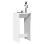 Masă bar, alb, 51x50x103,5 cm, lemn prelucrat GartenMobel Dekor