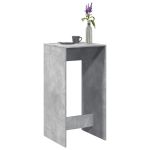 Masă bar, gri beton, 51x50x103,5 cm, lemn prelucrat GartenMobel Dekor