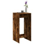 Masă de bar, stejar fumuriu, 51x50x103,5 cm, lemn prelucrat GartenMobel Dekor