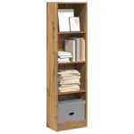 Bibliotecă, stejar artizanal, 40x24x143 cm, lemn prelucrat GartenMobel Dekor